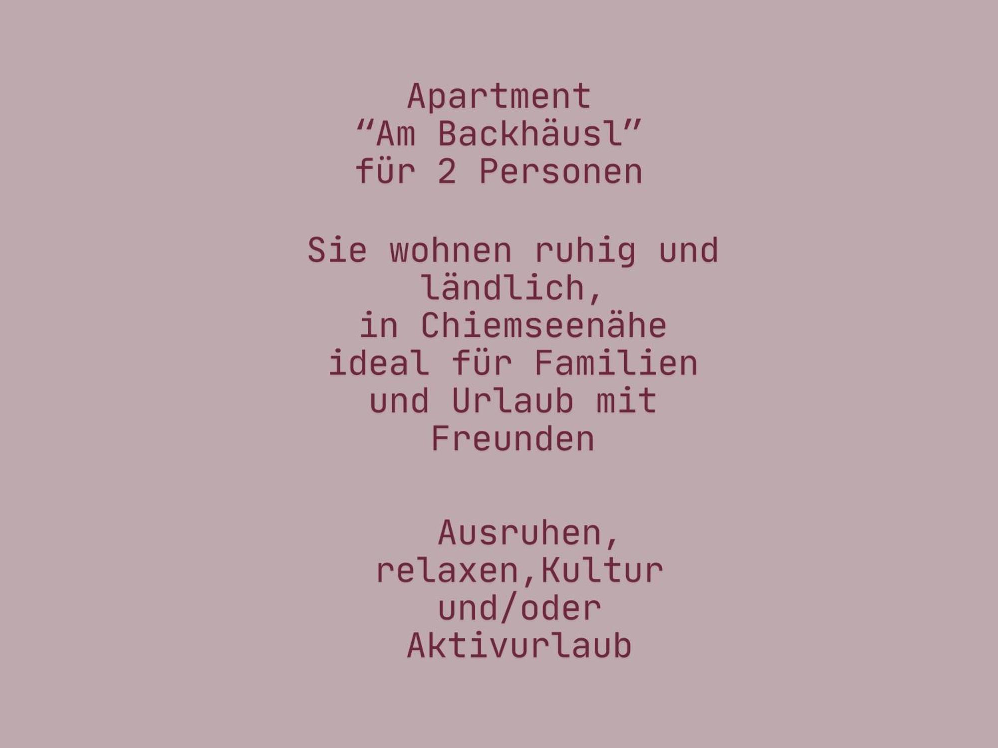Apartment Beim Schmied *